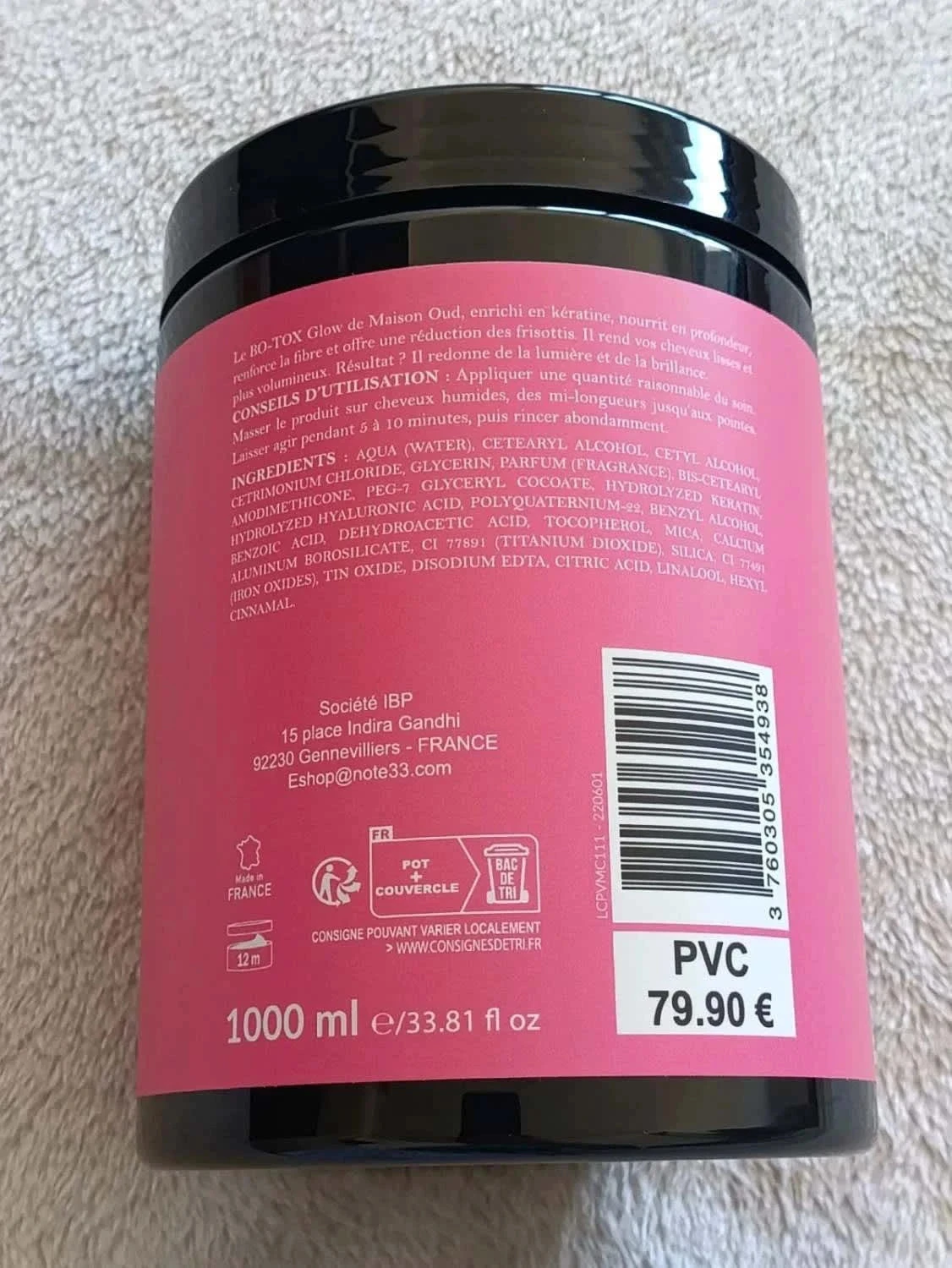 Soin masque cheveux Maison Oud Le Glow 1000 ml – photo 2